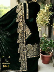 Julio velvet salwar suit