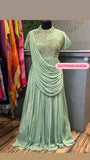 Mint beautiful gown