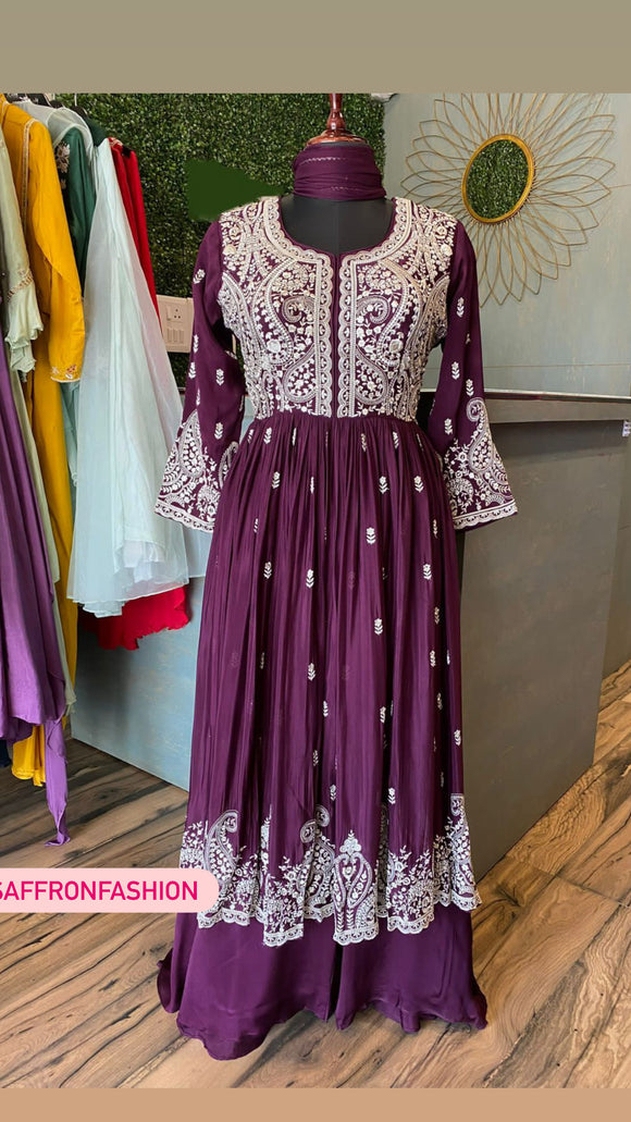 Sangeet long kurta dress