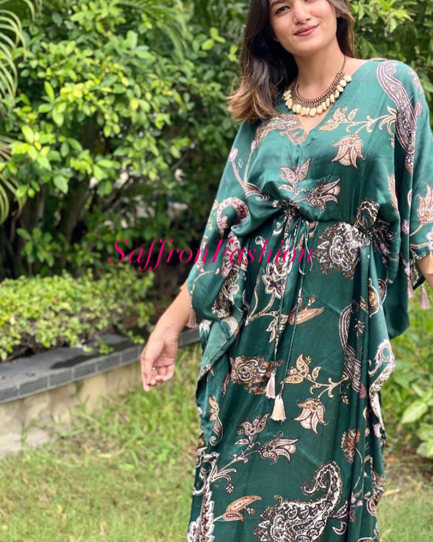 Premium kaftan dress - Saffronfashionindia