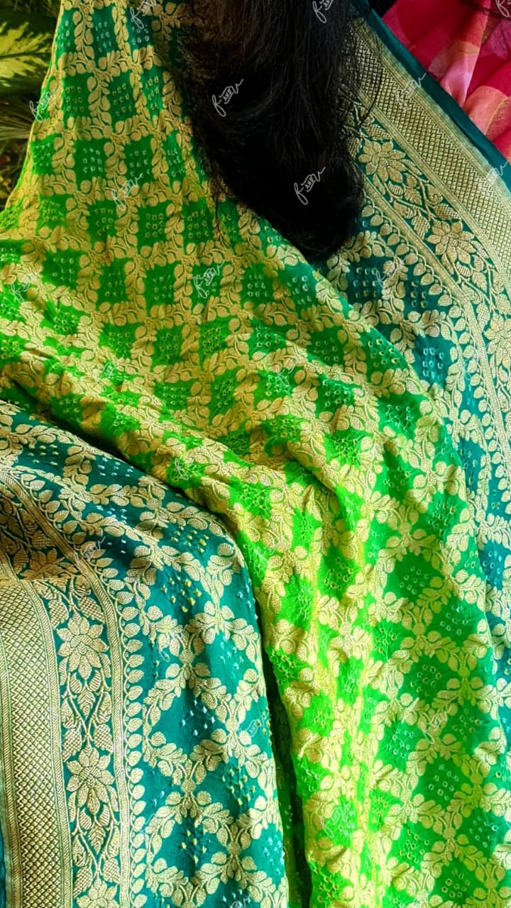 Vibrant dupatta - Saffronfashionindia