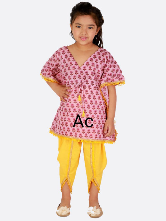 Lily kids kaftan set - Saffronfashionindia