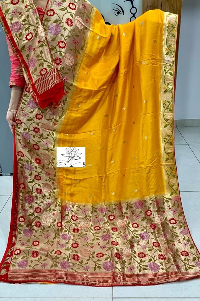 Banarsi bridal saree - Saffronfashionindia