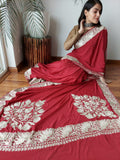 Neera kashmiri embroidery saree