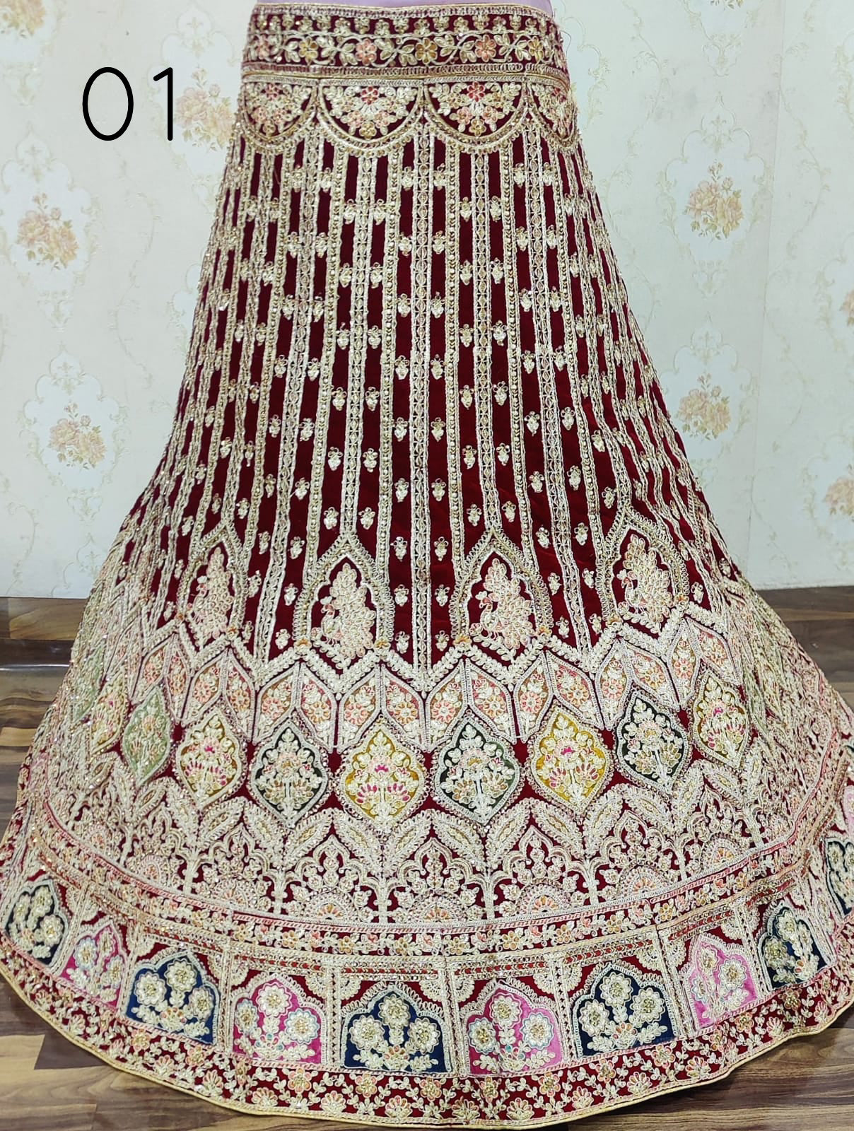 Jiah Indian heritage traditional lehanga - Saffronfashionindia