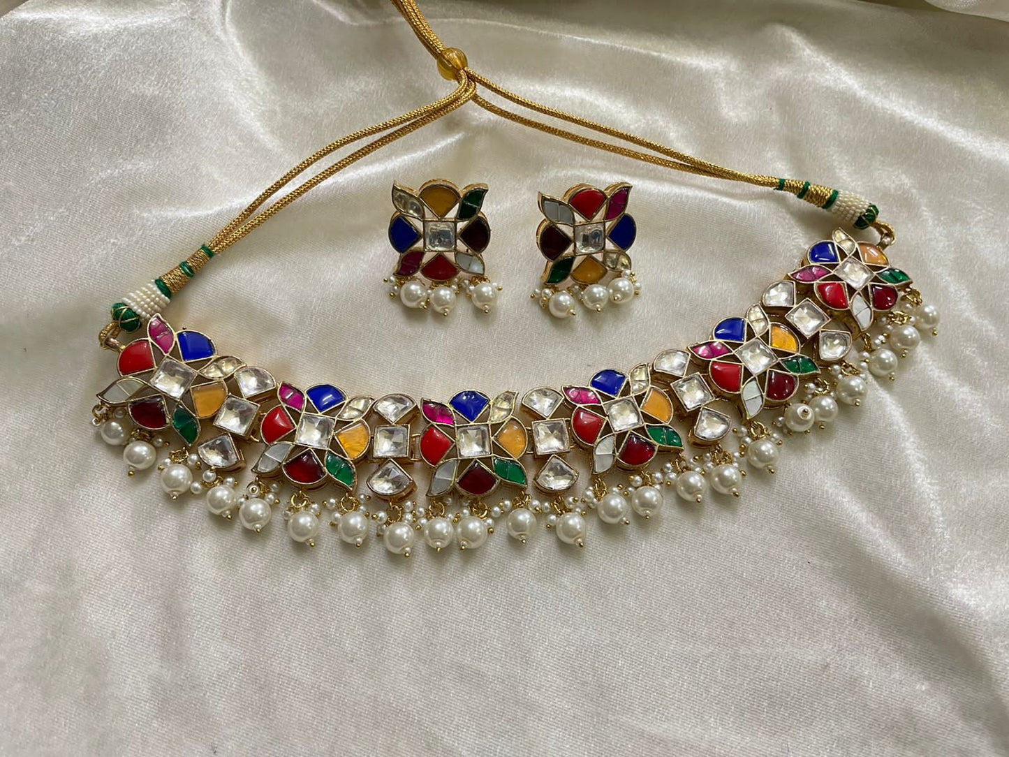 Fenish choker set - Saffronfashionindia