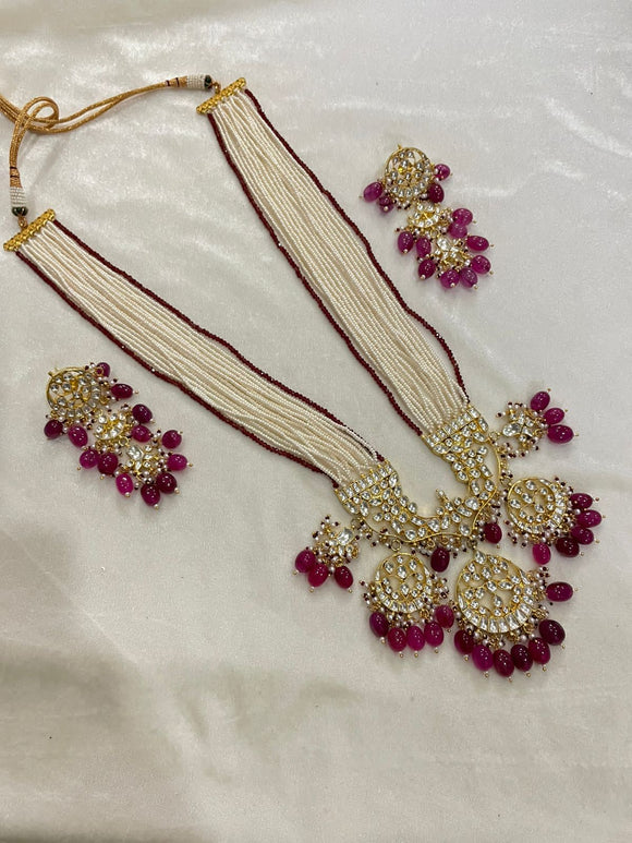 Vahida Pearl necklace set