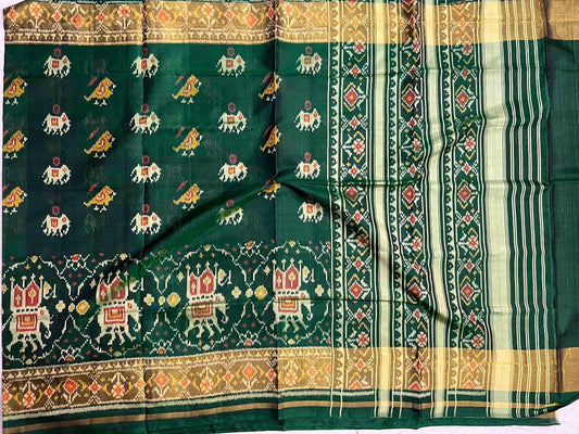 Traditional silk patola saree - Saffronfashionindia