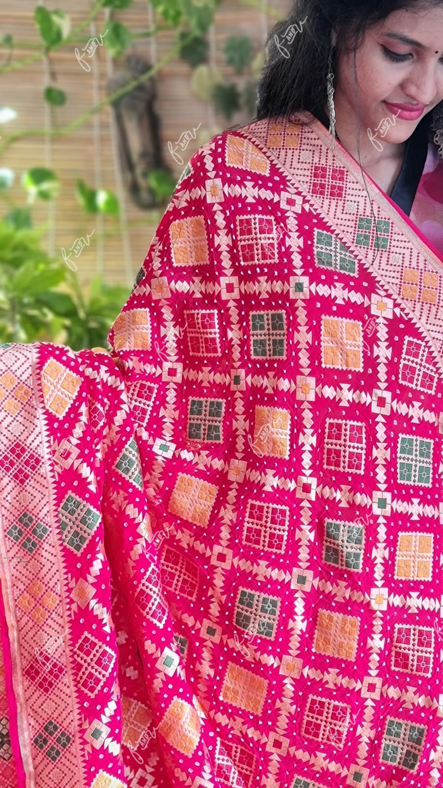 Bandhej Patola dupatta - Saffronfashionindia