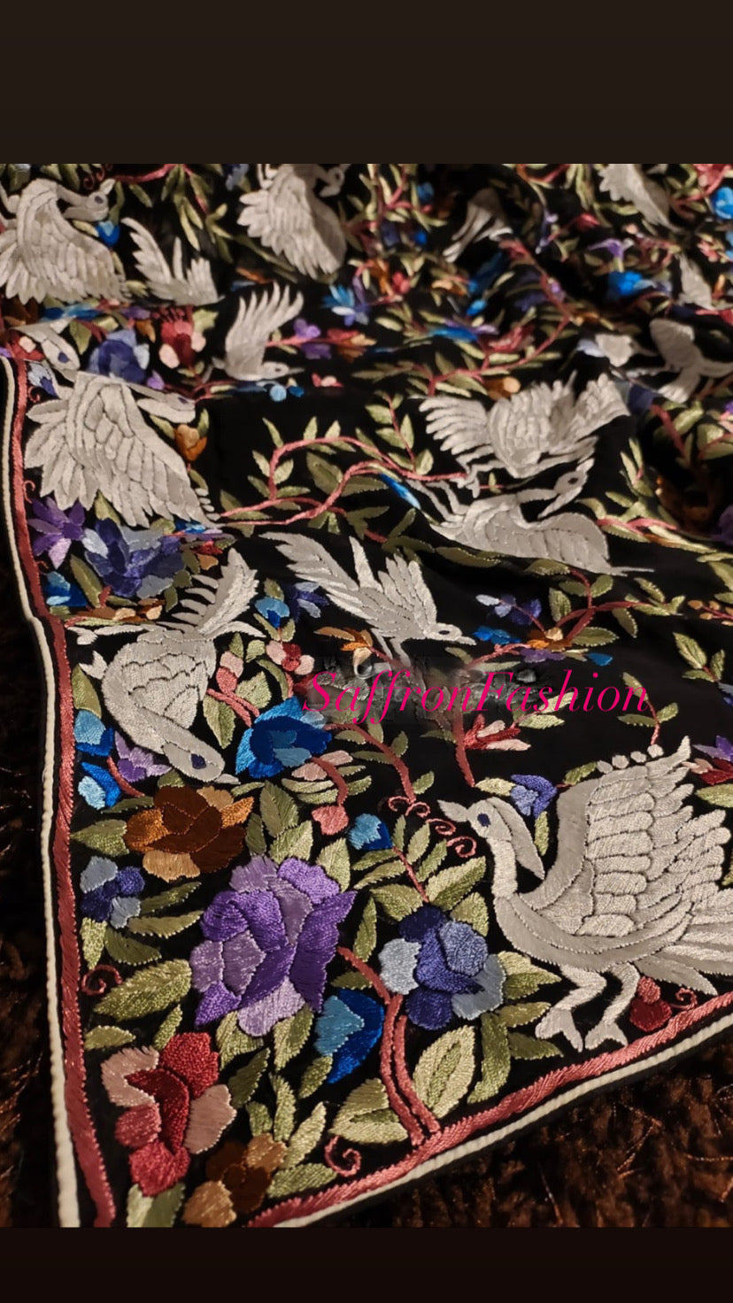 Authentic Parsi saree - Saffronfashionindia