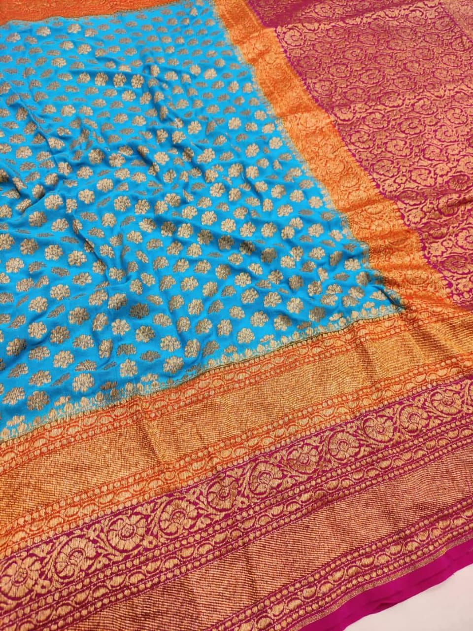 Hazima banarsi saree - Saffronfashionindia