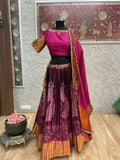 Silk designer inspired lehanga