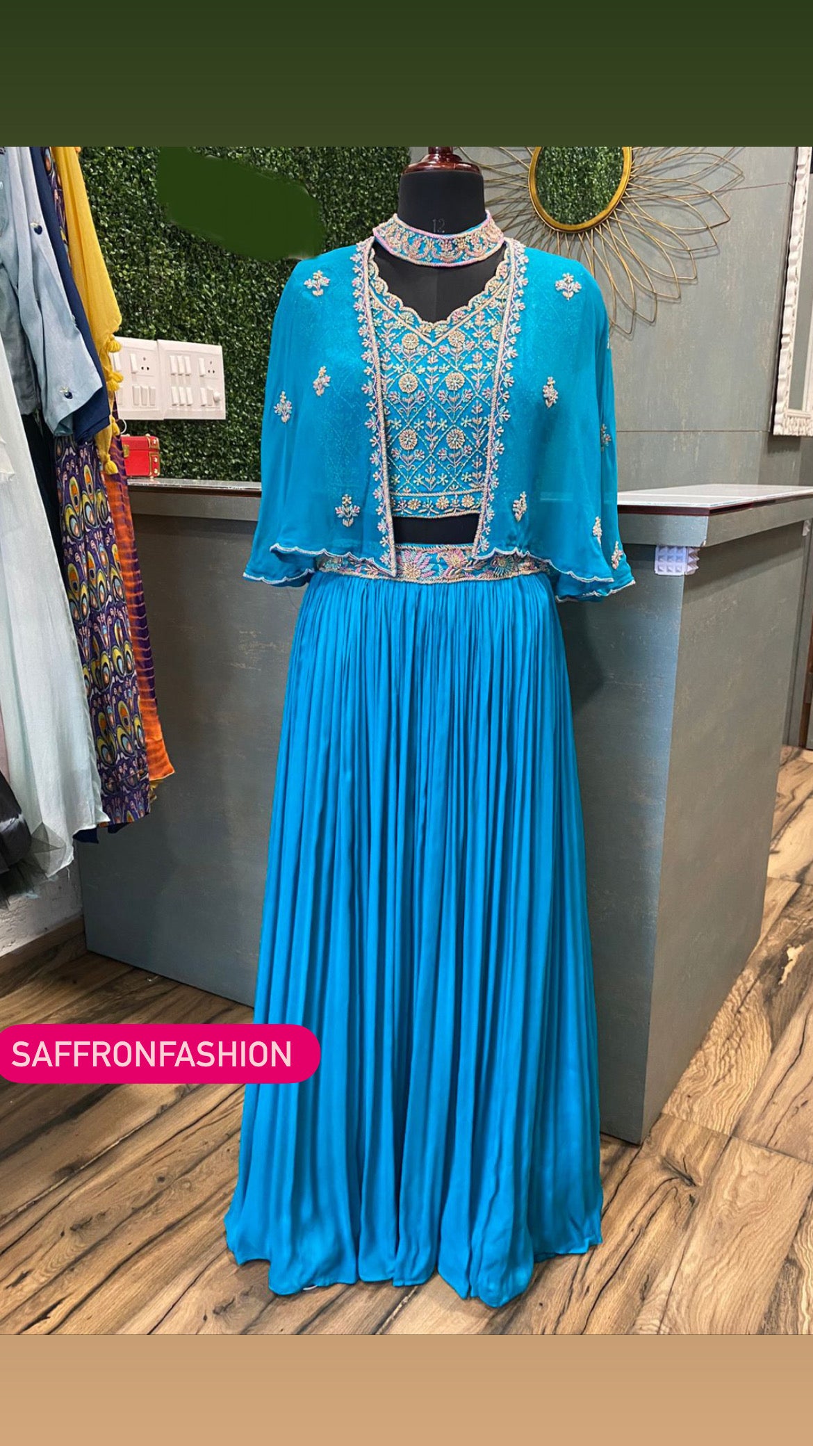 Faiza indowestern dress - Saffronfashionindia