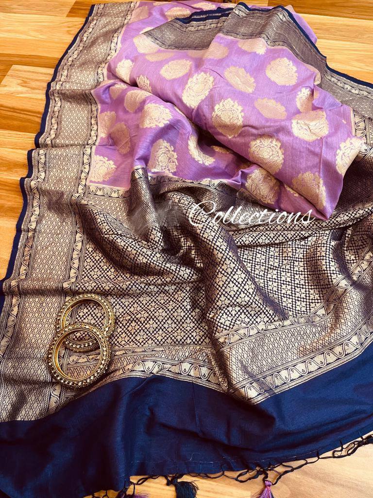 Anishka banarsi weaved saree - Saffronfashionindia