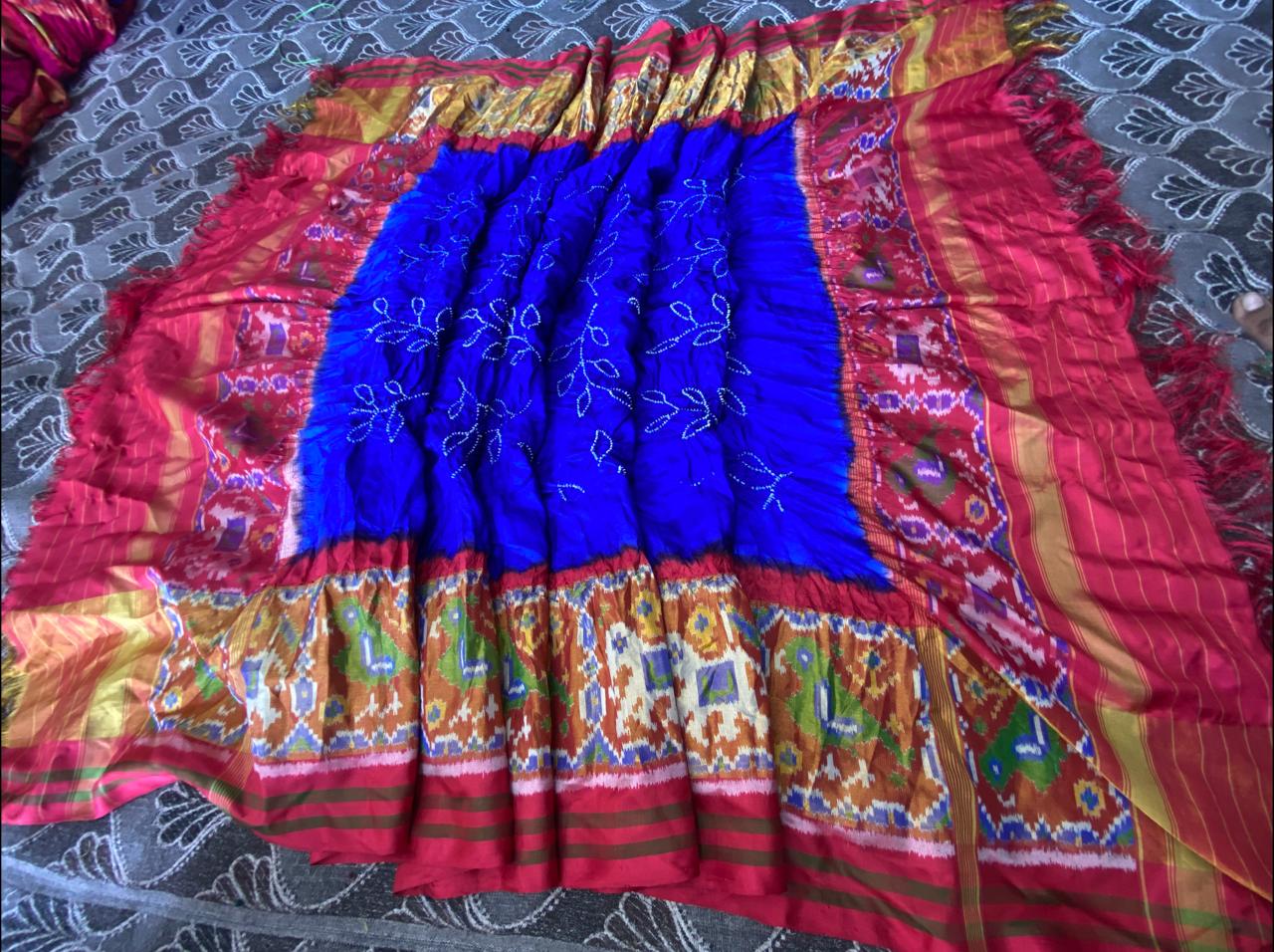 Bandhani Patola dupatta - Saffronfashionindia