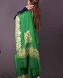 Crepe Kashmiri embroidered saree
