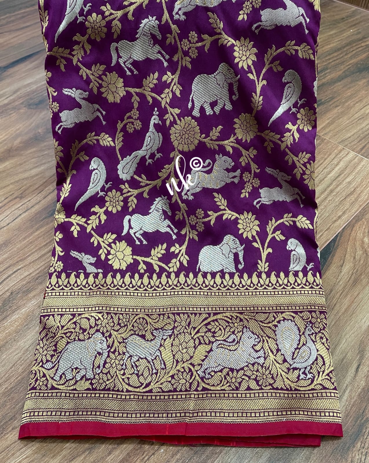 Shikhara inspired Banarsi saree - Saffronfashionindia
