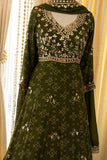 Meharbaan chinon gown set