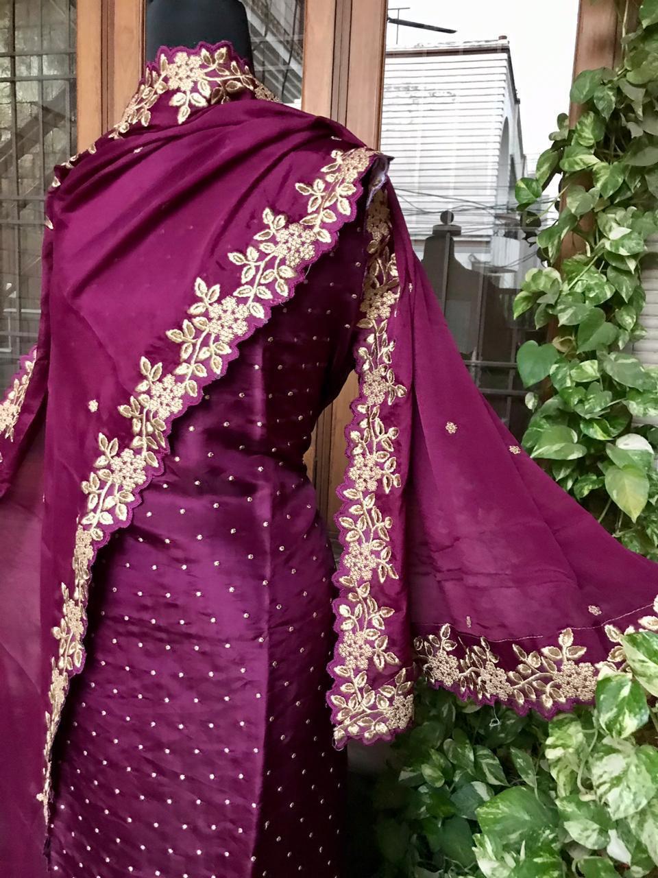 Silk Suit - Saffronfashionindia