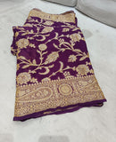 Gloria gorgette chiffon saree