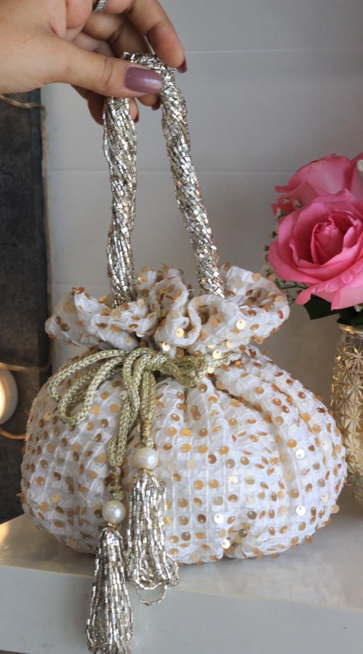 Vanerà sequins potli - Saffronfashionindia