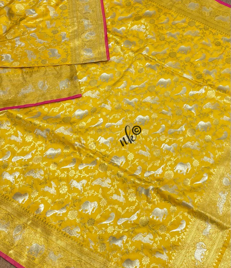 Shikhara inspired Banarsi saree - Saffronfashionindia