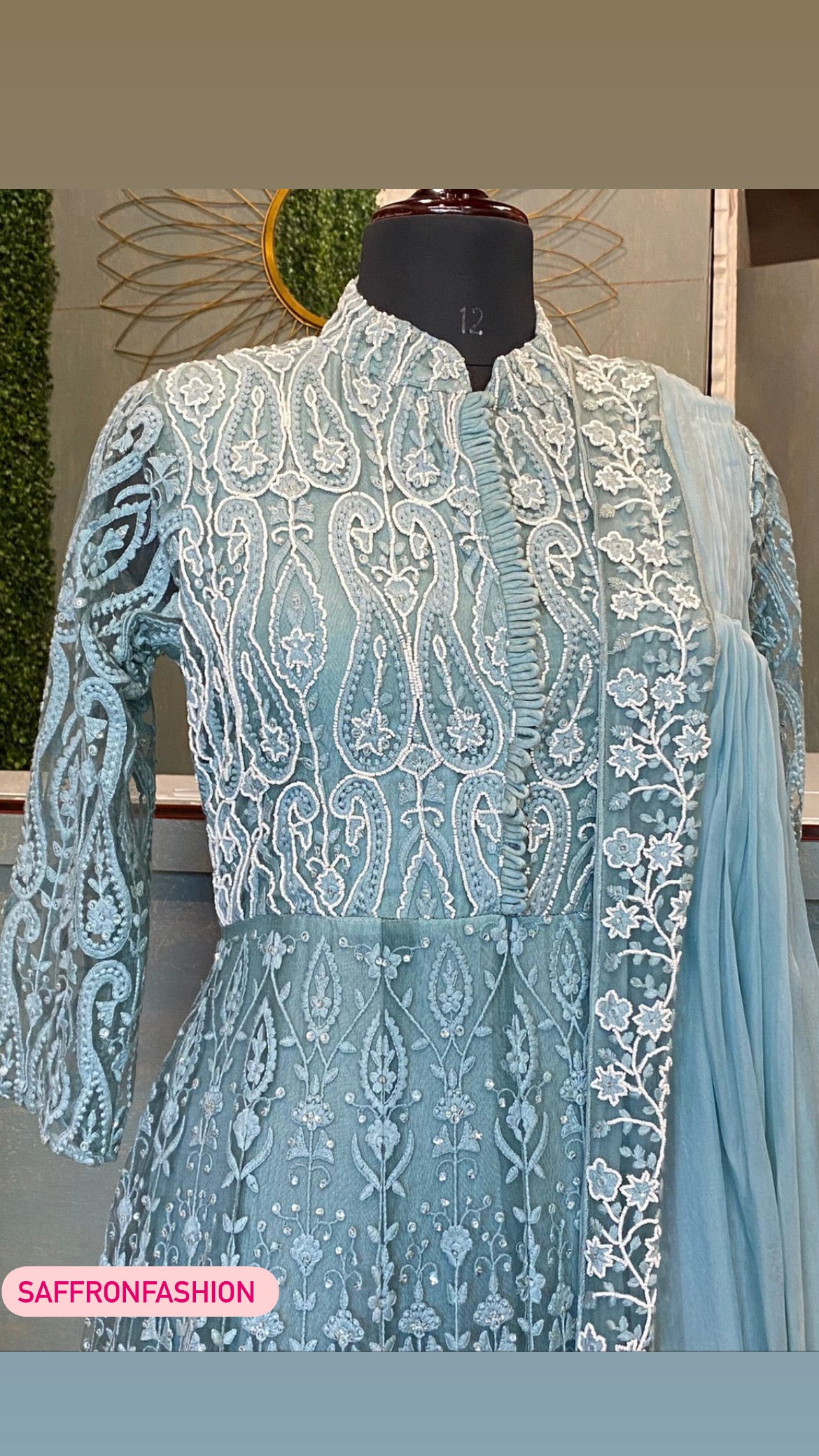 Sanista long gown - Saffronfashionindia