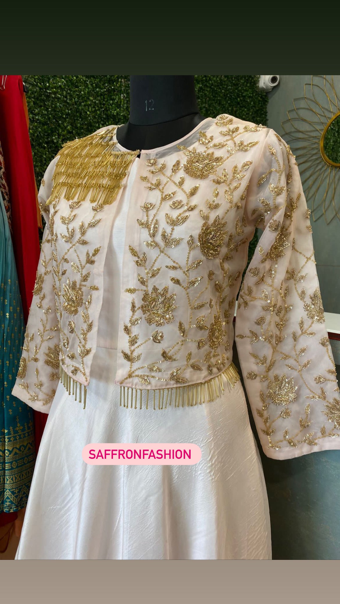 Kiwi long dress - Saffronfashionindia