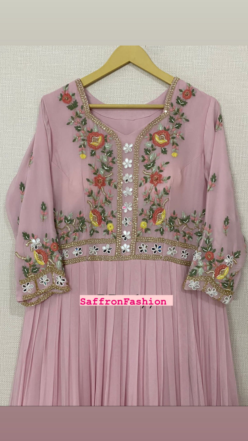 Anarkali hifsa dress - Saffronfashionindia