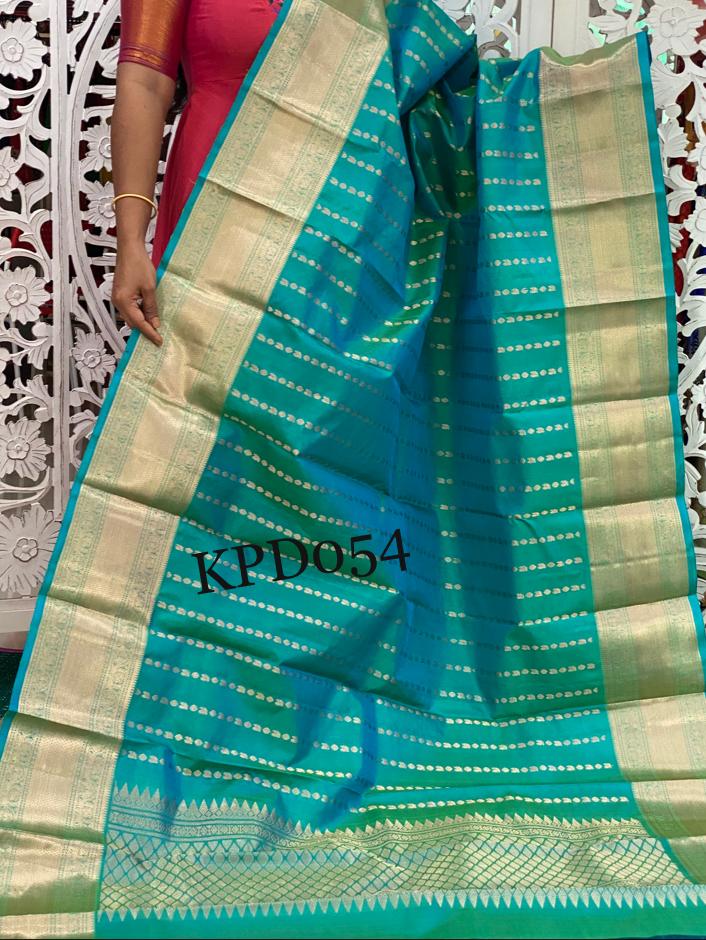 Beautiful kanchi Kanchipuram dupatta - Saffronfashionindia