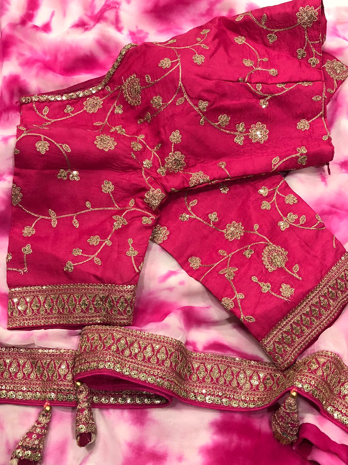 Yanshi organza saree - Saffronfashionindia