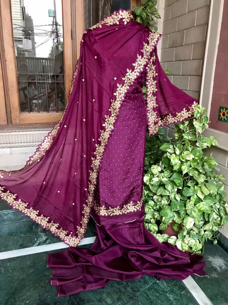 Silk Suit - Saffronfashionindia