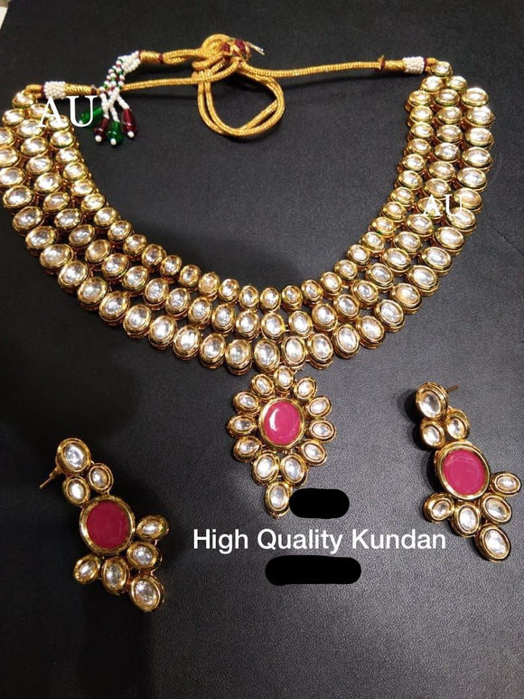 Fizi Kundan necklace