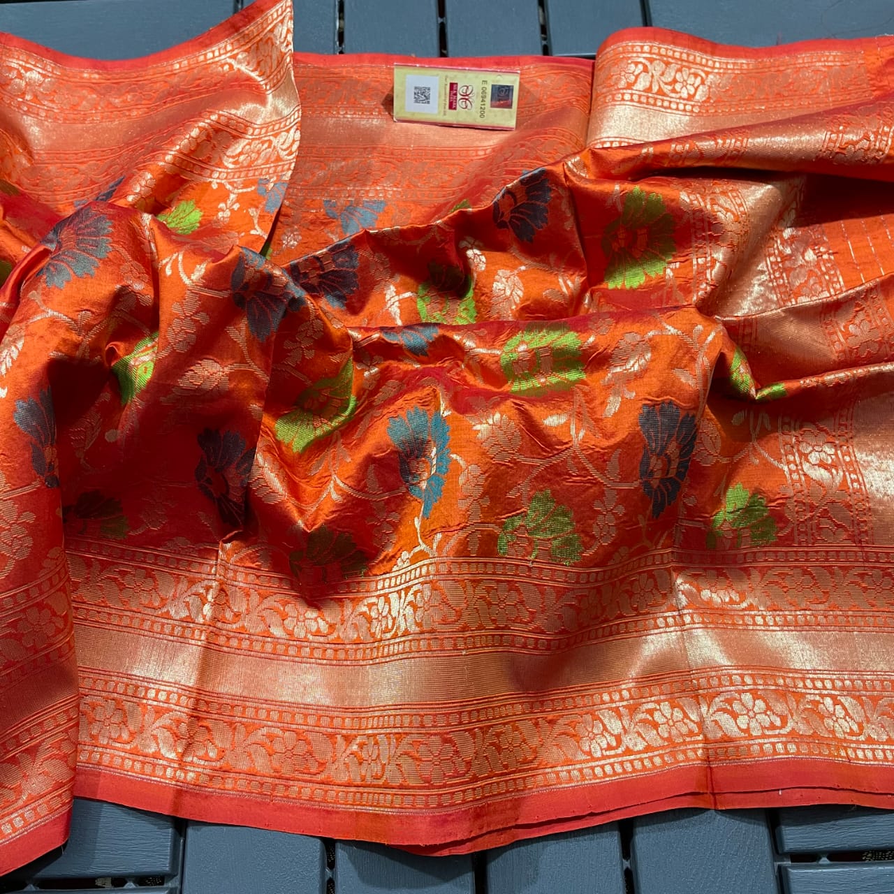 Banarsi antique zari dupatta - Saffronfashionindia