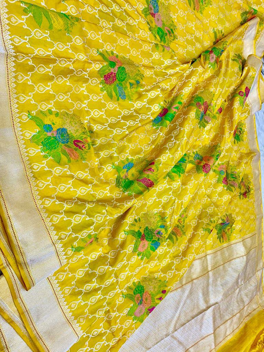 Padmavati inspired banarsi zangla saree - Saffronfashionindia