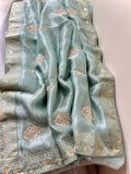 Kalki tissue organza saree