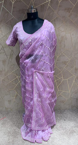 Victorian inspired saree