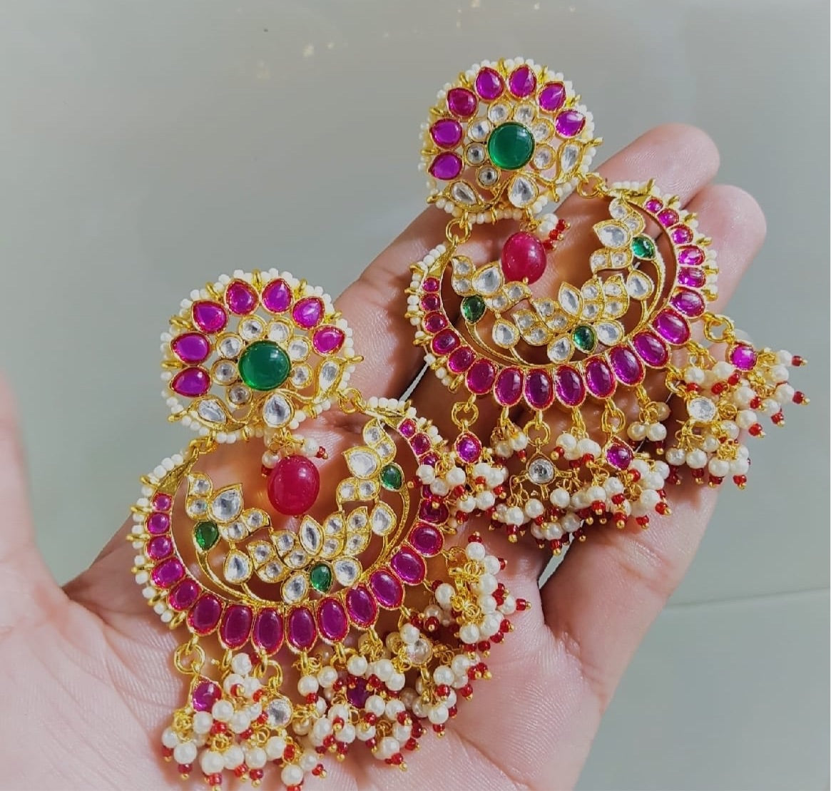 Rimjhim earrings - Saffronfashionindia