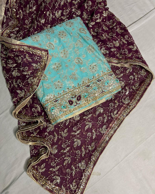 Banarsi suit wale - Saffronfashionindia