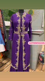 Purple sangeet dress