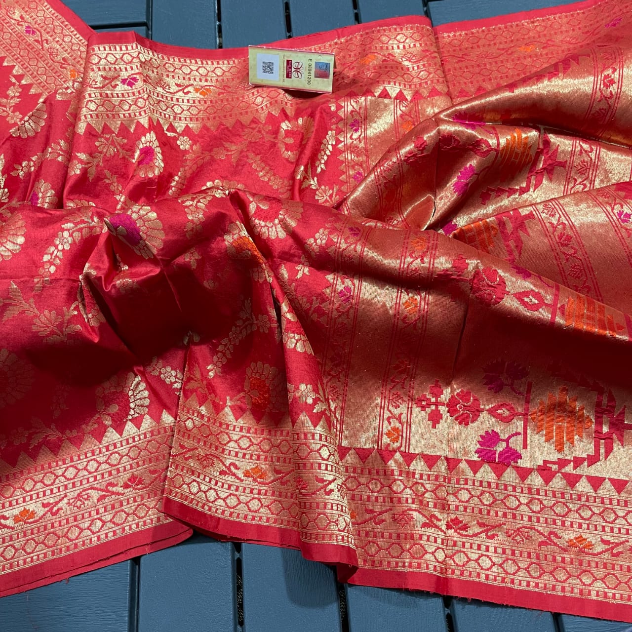 Banarsi antique zari dupatta - Saffronfashionindia