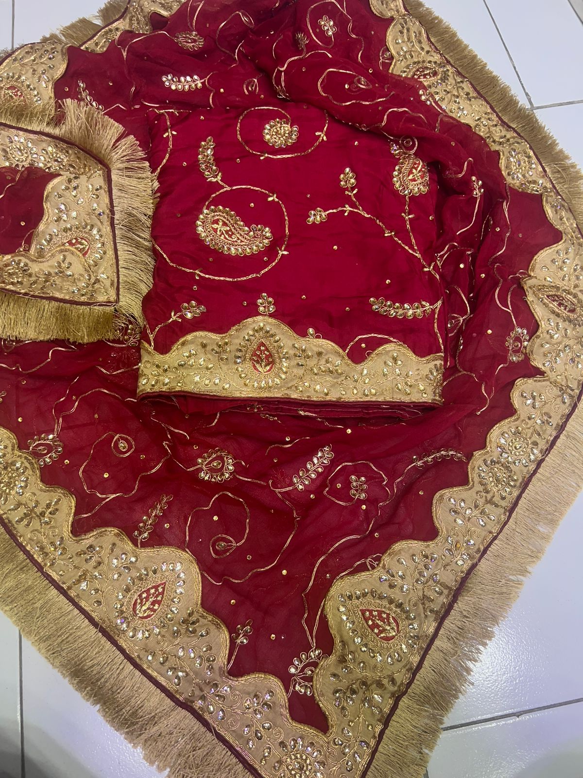 Punisha unstitched salwar suit - Saffronfashionindia