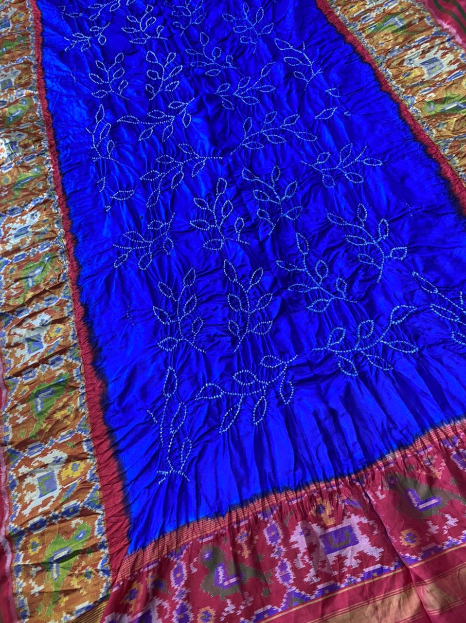 Bandhani Patola dupatta - Saffronfashionindia