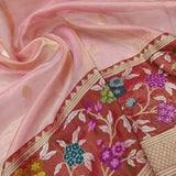 Kushnama tissue handwoven zari saree