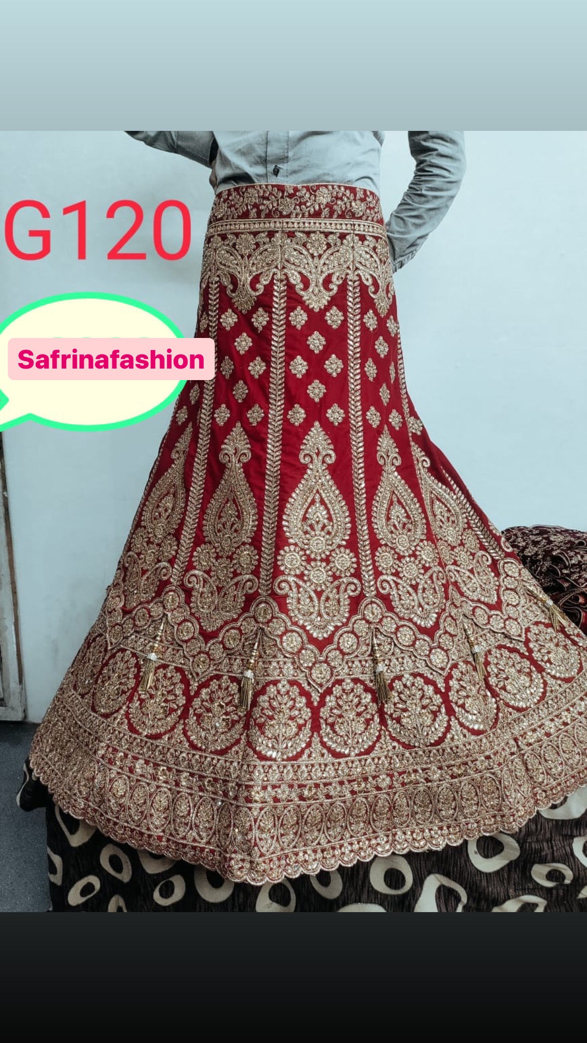 Jodha bridal traditional beautiful lehanga - Saffronfashionindia