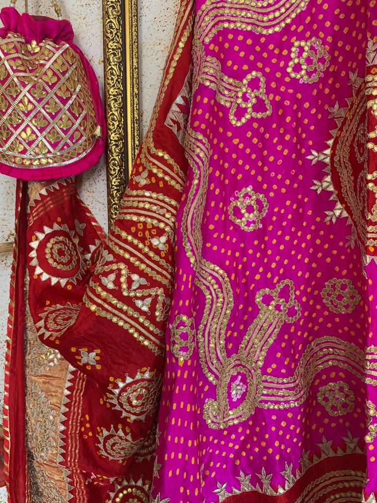 Nazni gajji silk dupatta - Saffronfashionindia