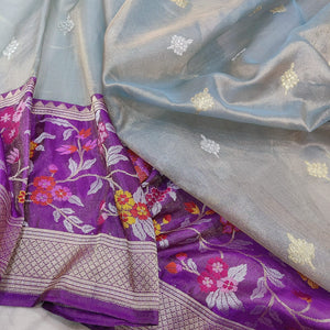 Kiara tissue handwoven saree