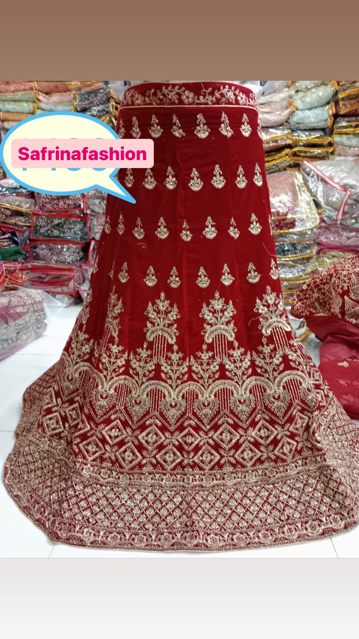 Nausheen bridal lehangas - Saffronfashionindia