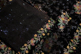 Stunning black gorgette sequins salwar suit