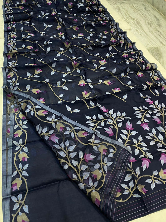 Vani Jamdani saree - Saffronfashionindia